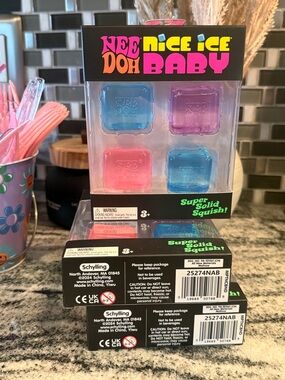 Nice Ice Baby Squishy Toy - Pink, Blue, Purple